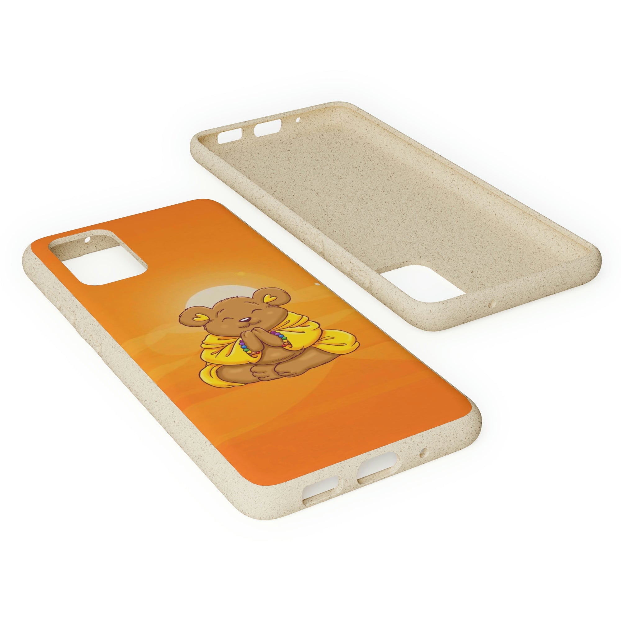 Buddha Bear Prayer: Eco-friendly Phone Case