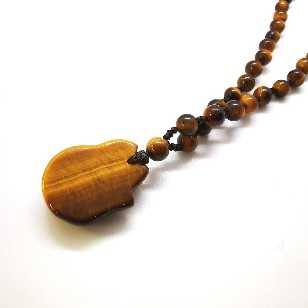 Lucky Fox (Pure Tigers Eye Pendant) +10% Donation