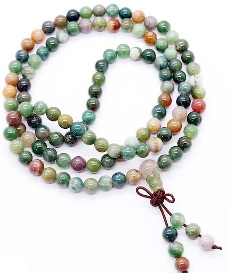 Green Jade Stone Mala