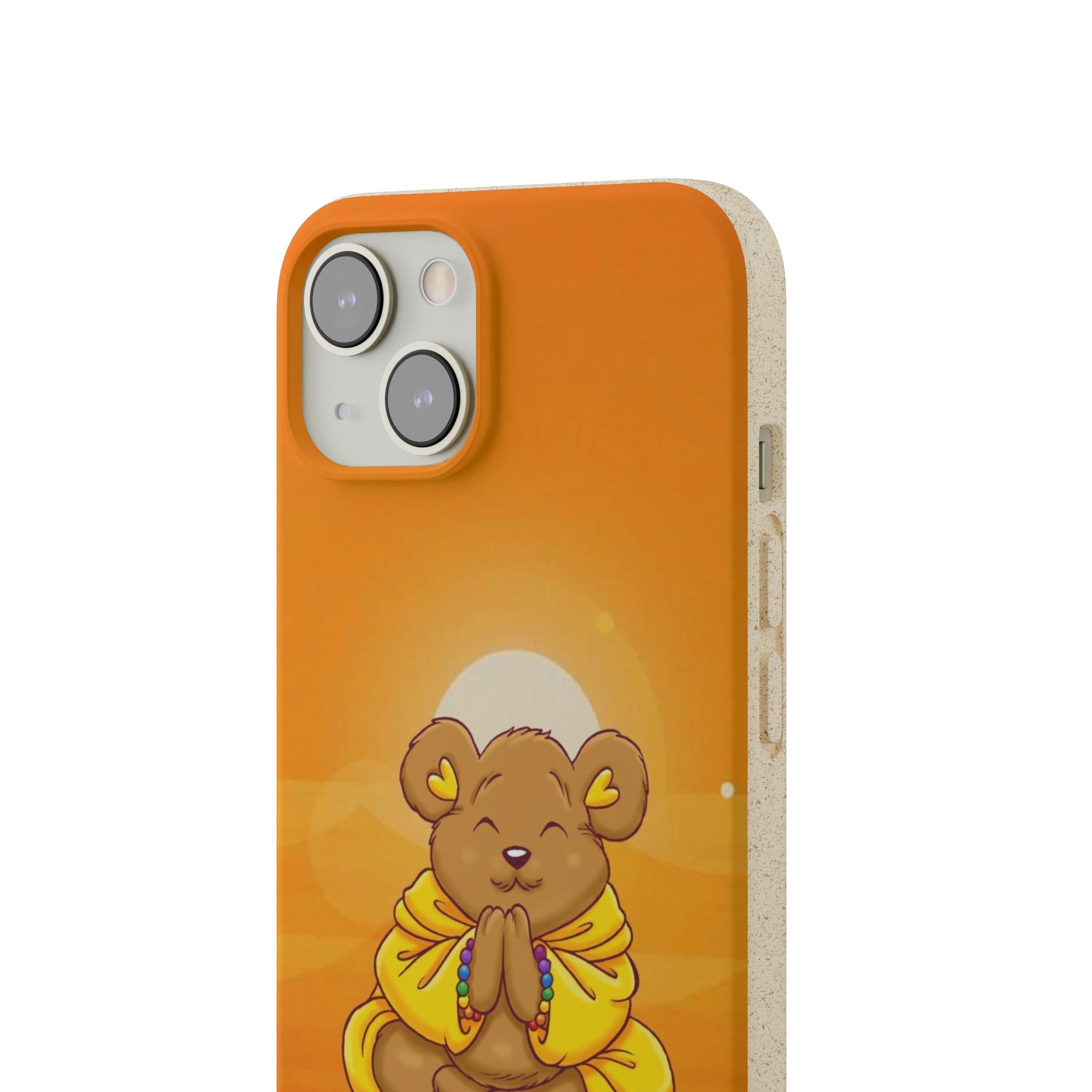 Buddha Bear Prayer: Eco-friendly Phone Case