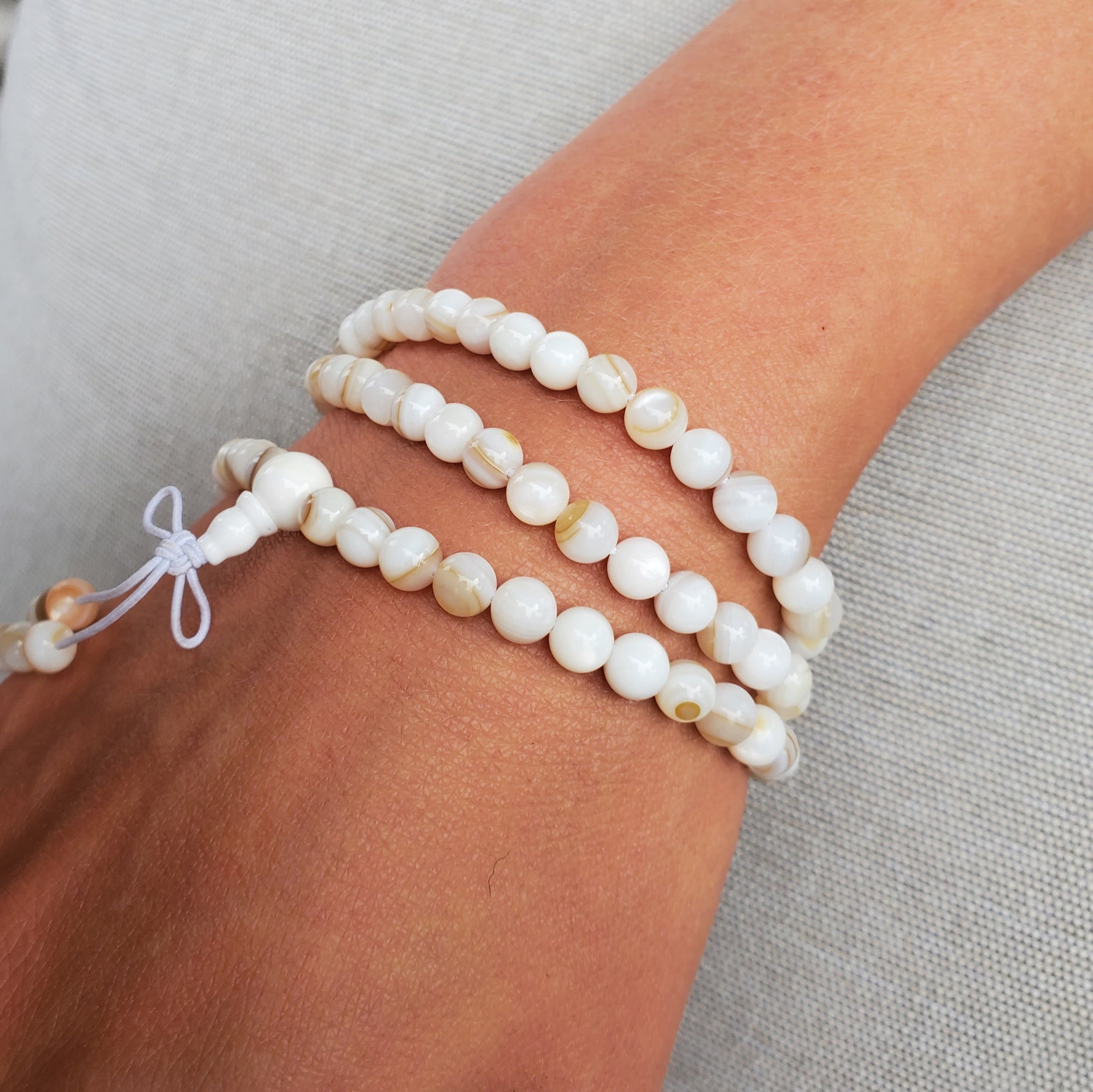 108 Bead Pearl Shell Mala