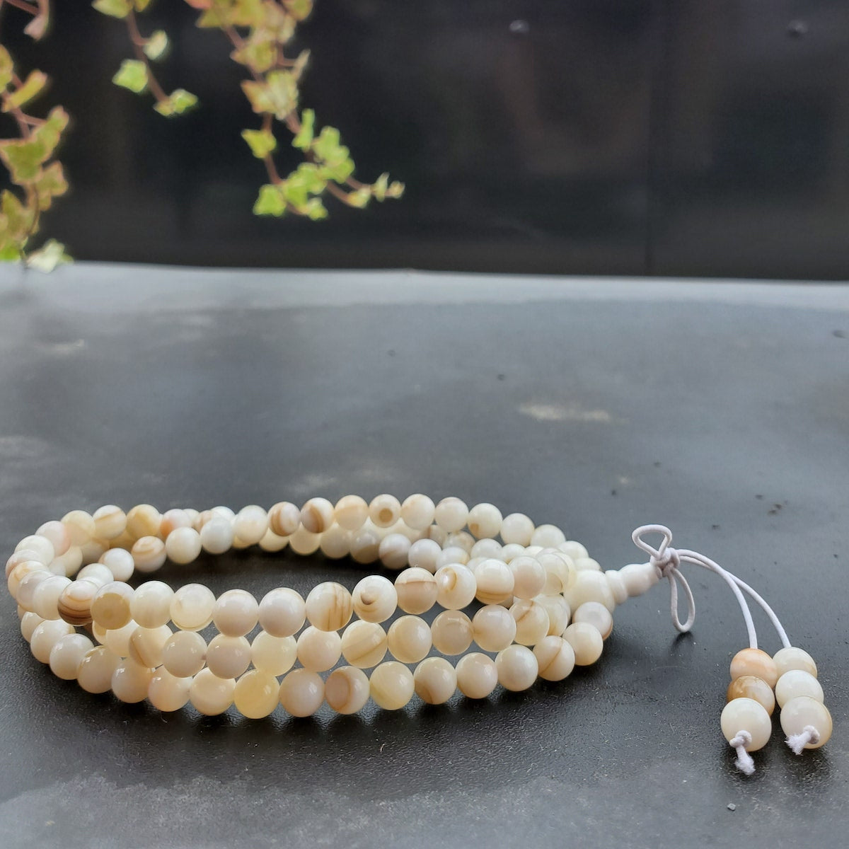 108 Bead Pearl Shell Mala