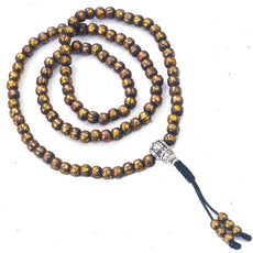 Monk Blessed 108 Bead Brass Mala