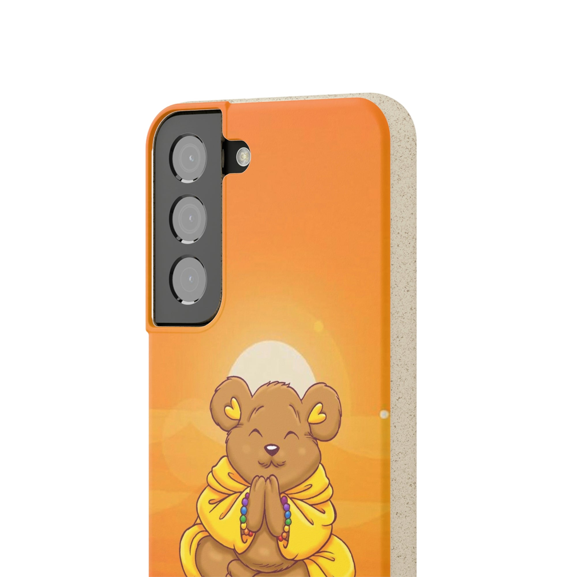 Buddha Bear Prayer: Eco-friendly Phone Case