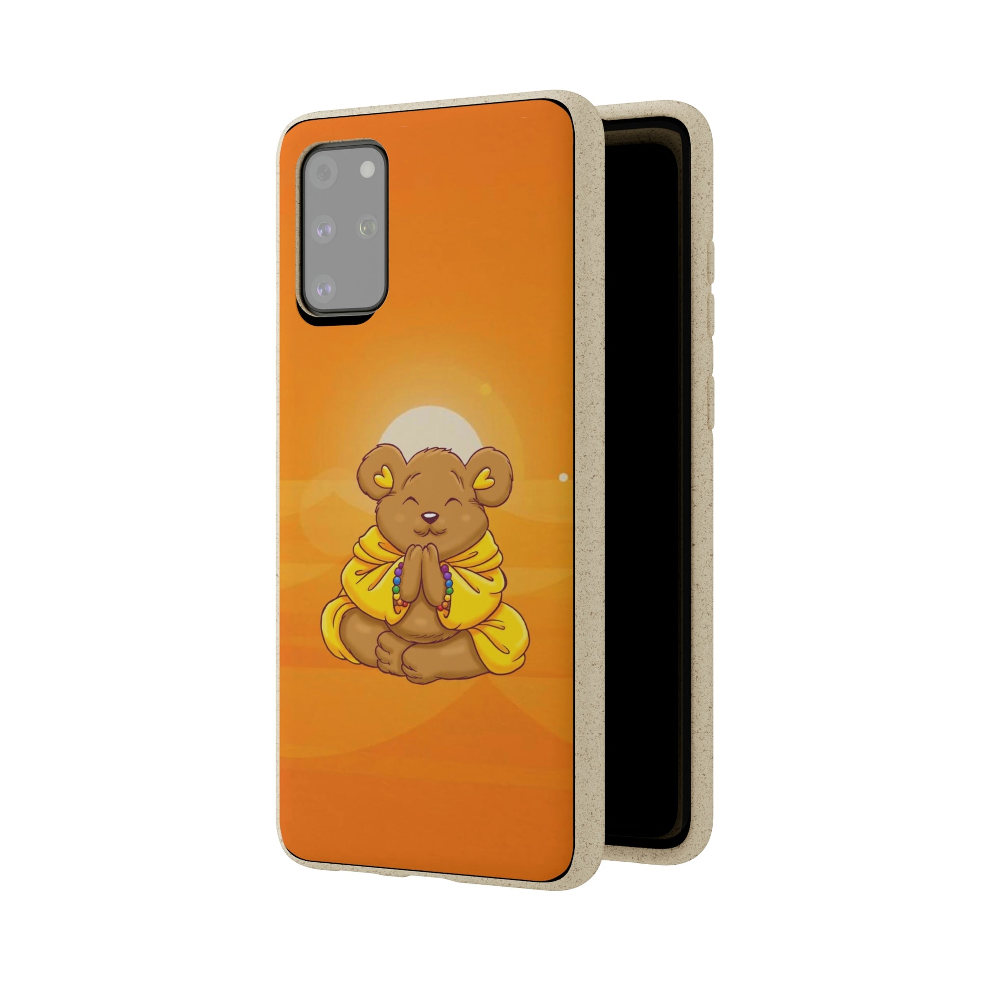 Buddha Bear Prayer: Eco-friendly Phone Case