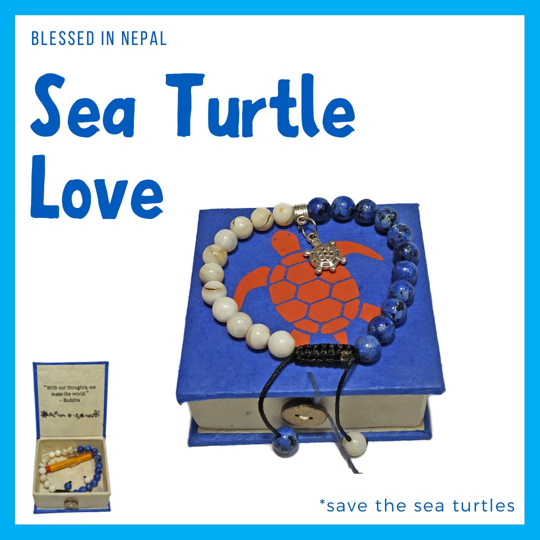 Blessed Sea Turtle Bracelet (+10% Donation)