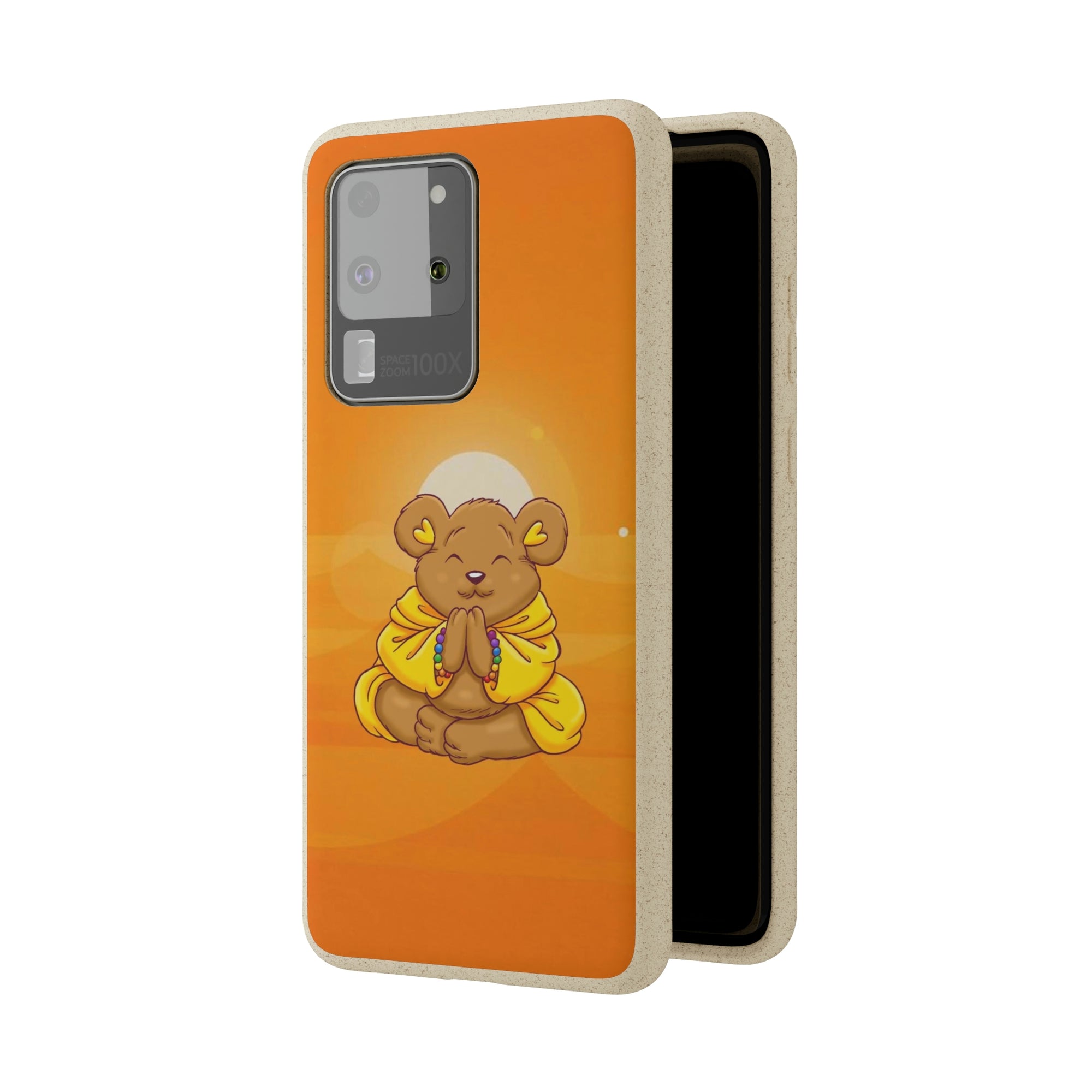 Buddha Bear Prayer: Eco-friendly Phone Case