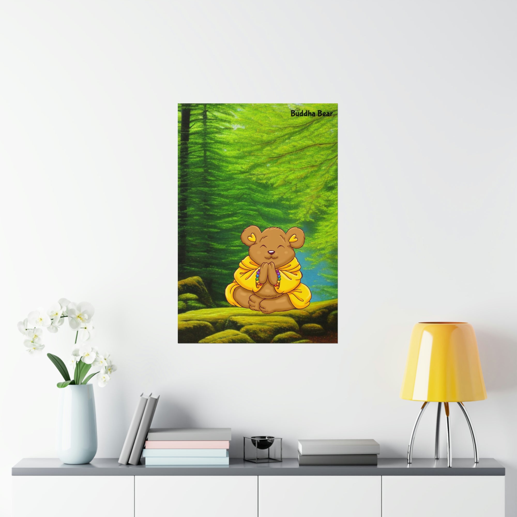 Buddha Bear's Forest Of Meditation Poster