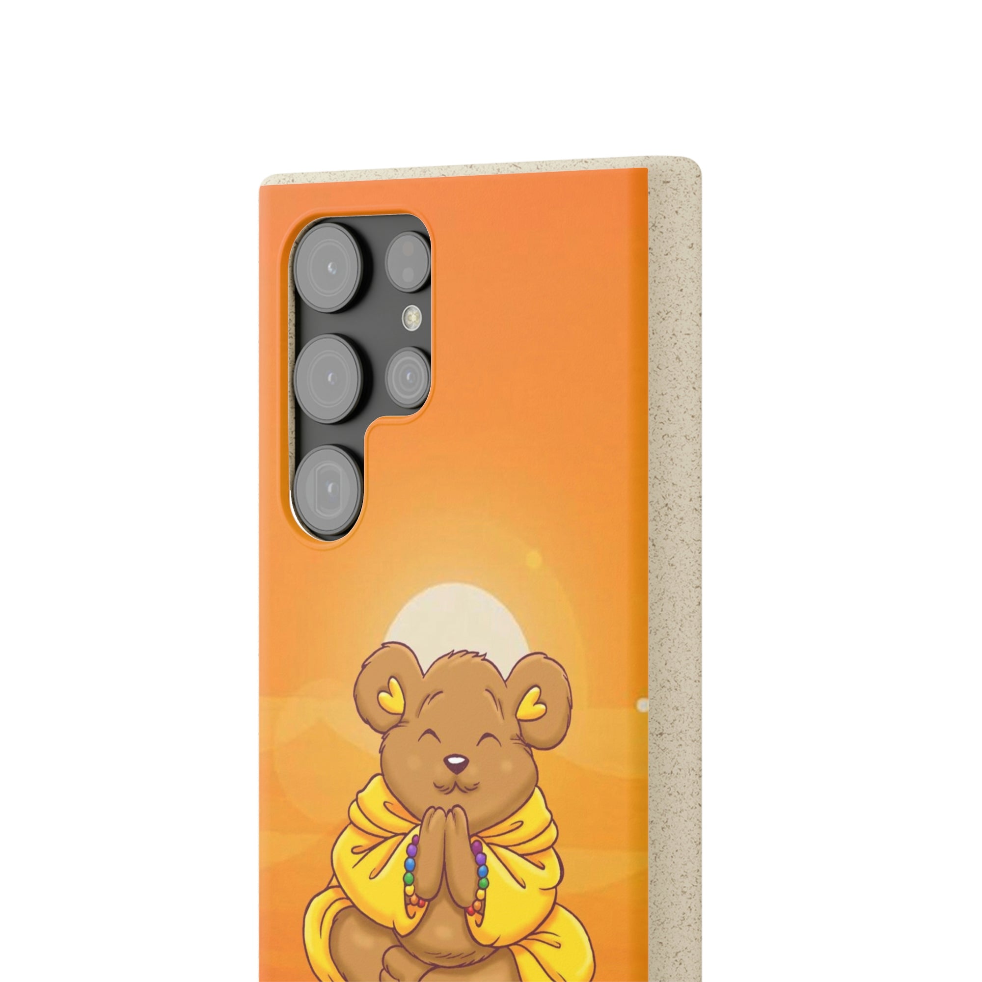 Buddha Bear Prayer: Eco-friendly Phone Case