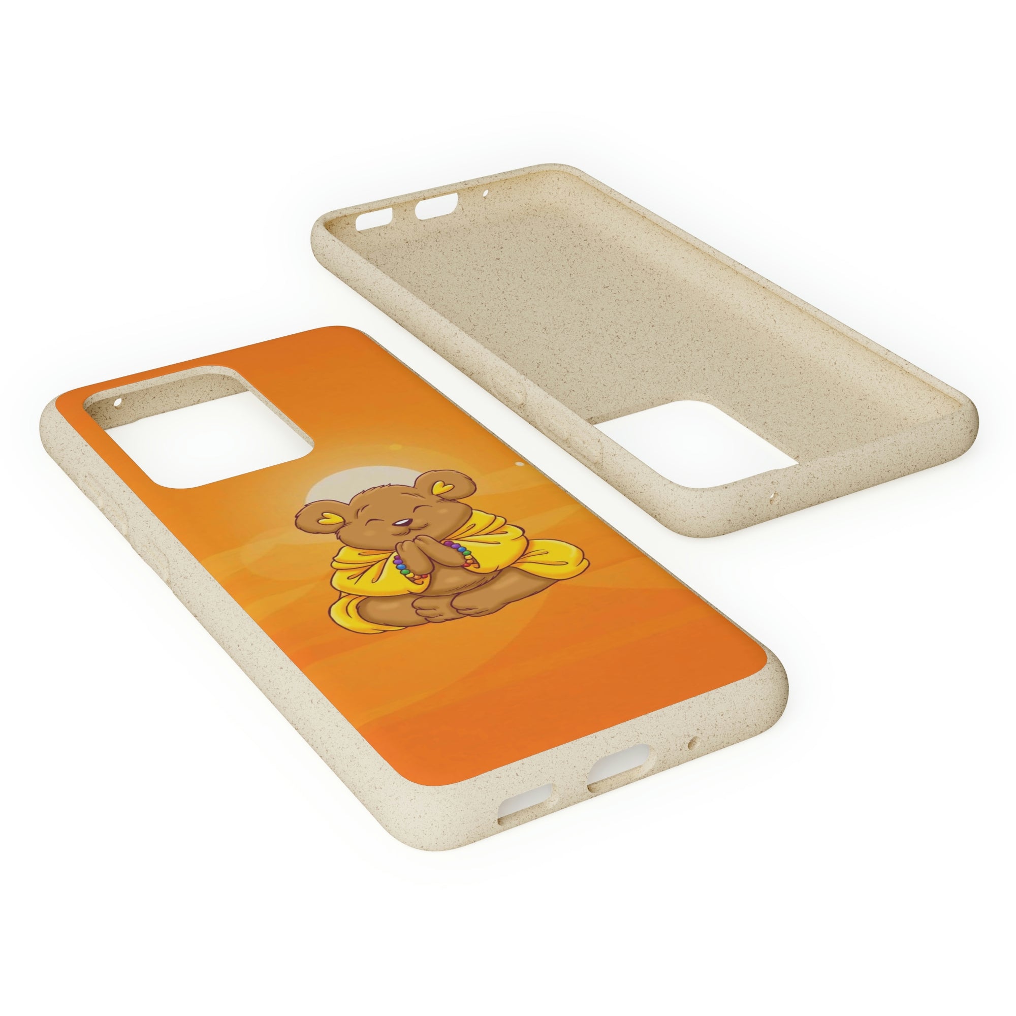 Buddha Bear Prayer: Eco-friendly Phone Case