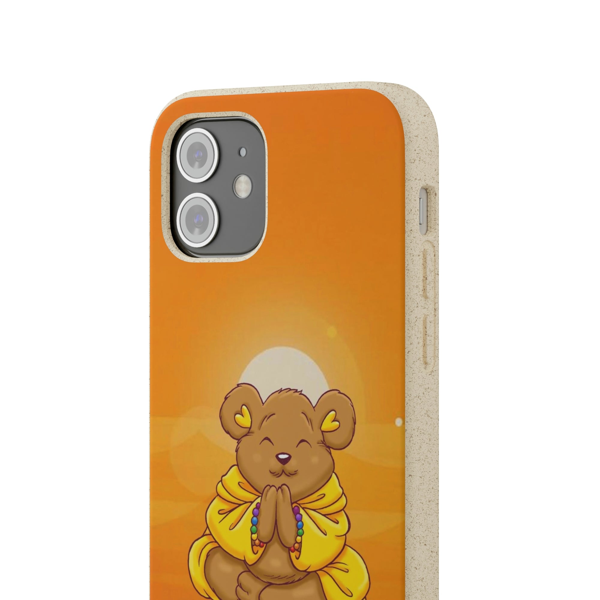 Buddha Bear Prayer: Eco-friendly Phone Case