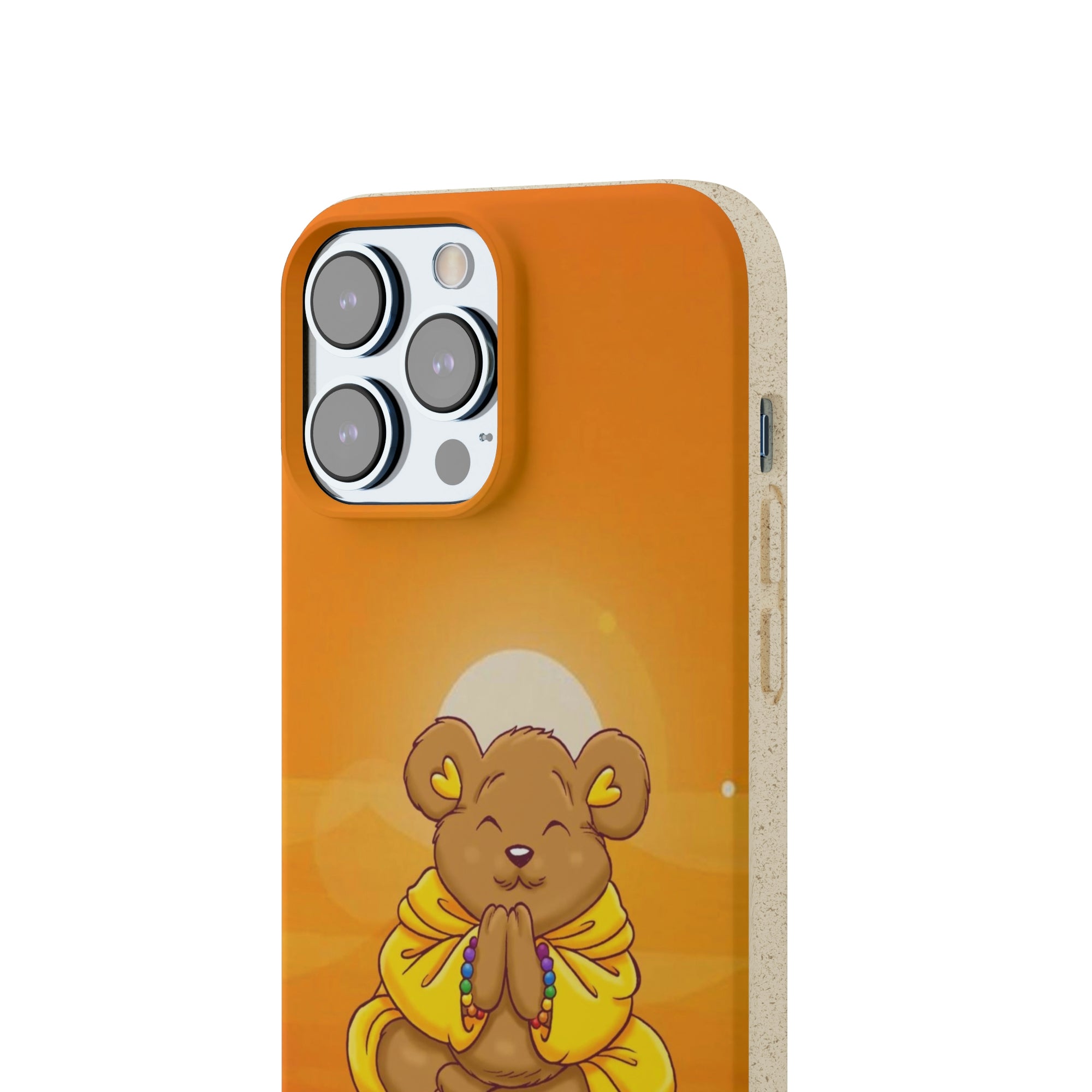 Buddha Bear Prayer: Eco-friendly Phone Case