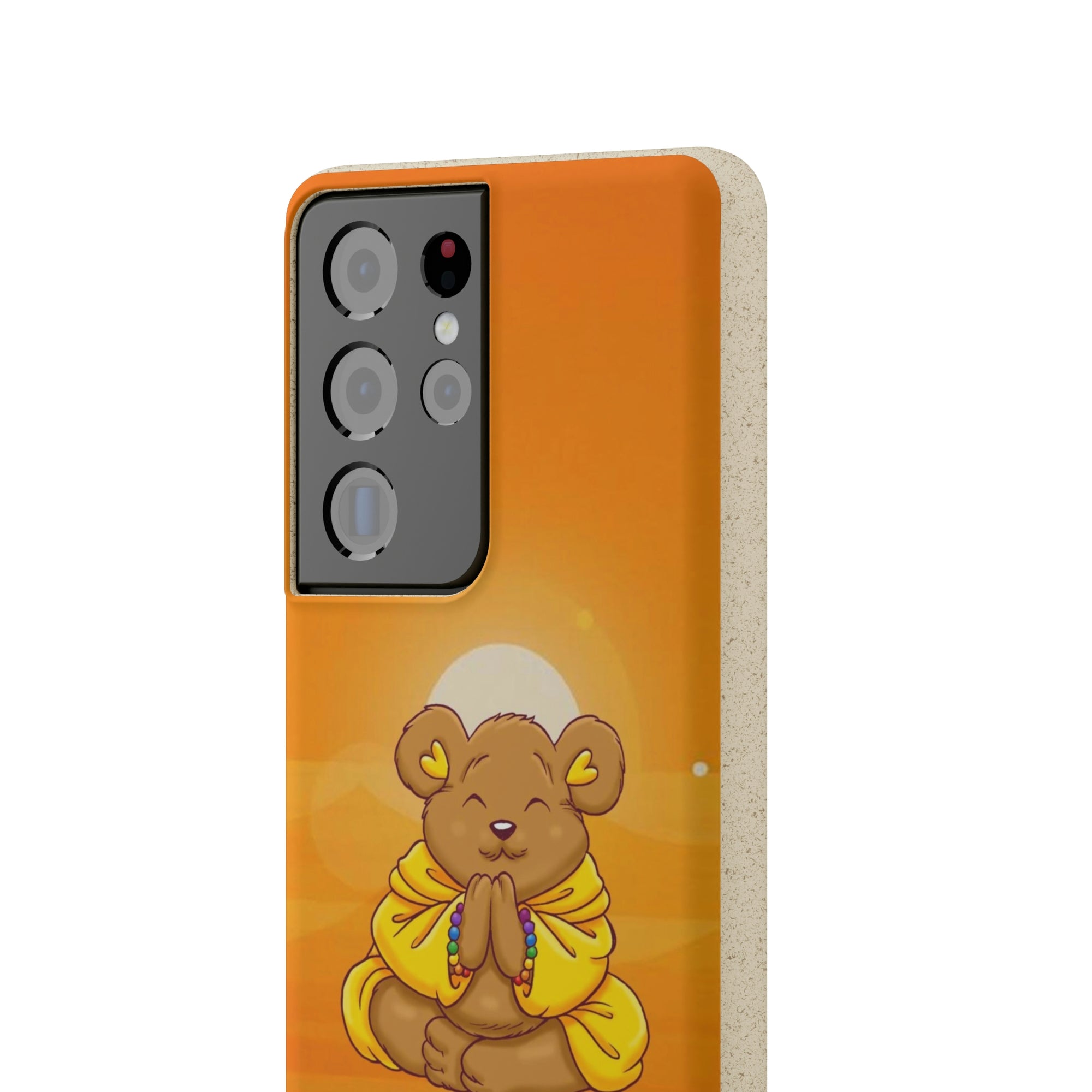 Buddha Bear Prayer: Eco-friendly Phone Case