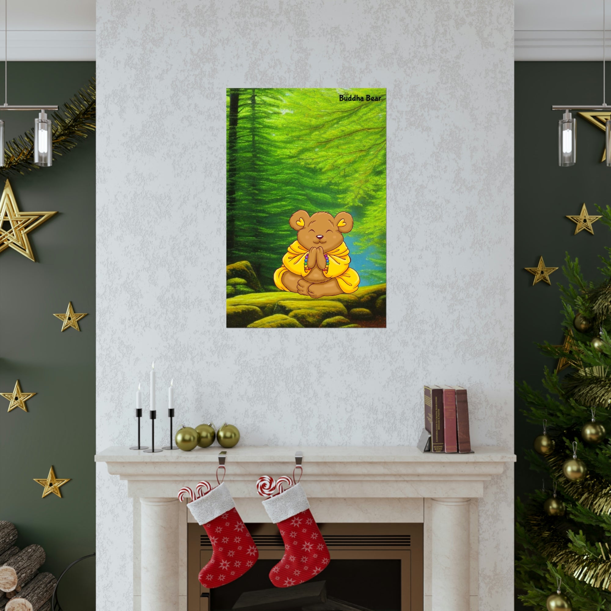 Buddha Bear's Forest Of Meditation Poster