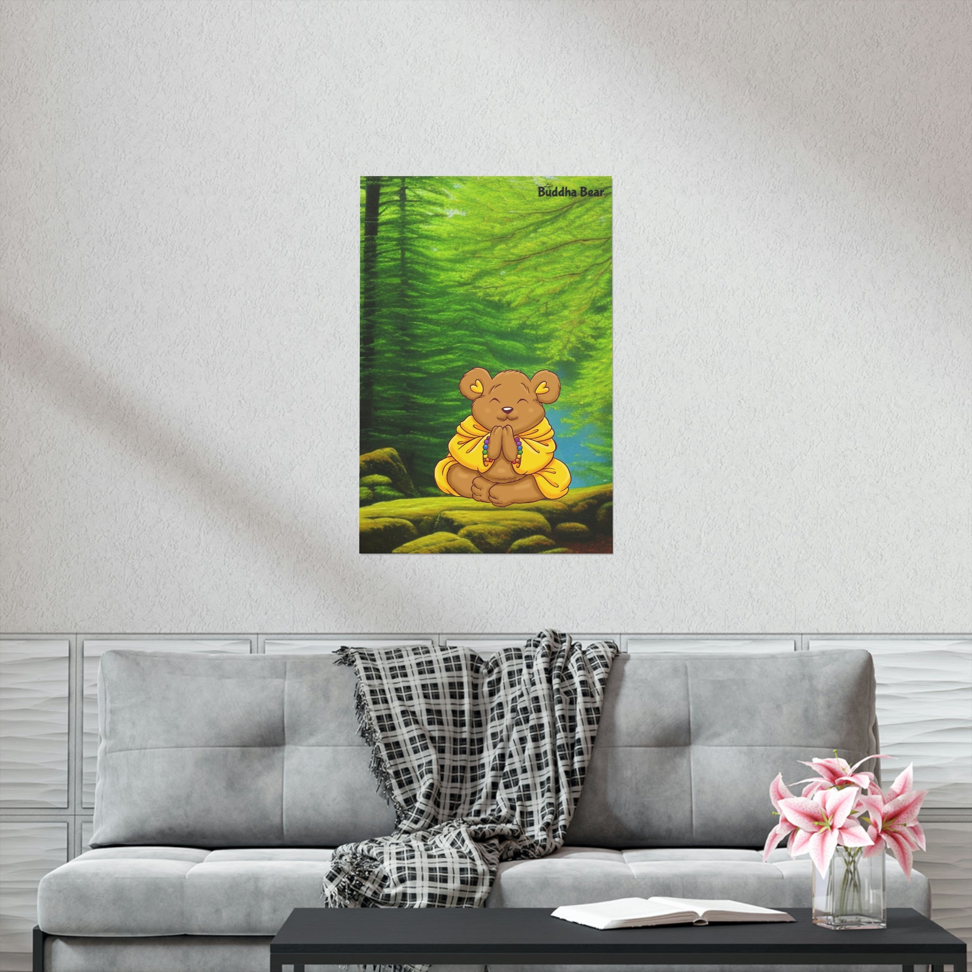 Buddha Bear's Forest Of Meditation Poster