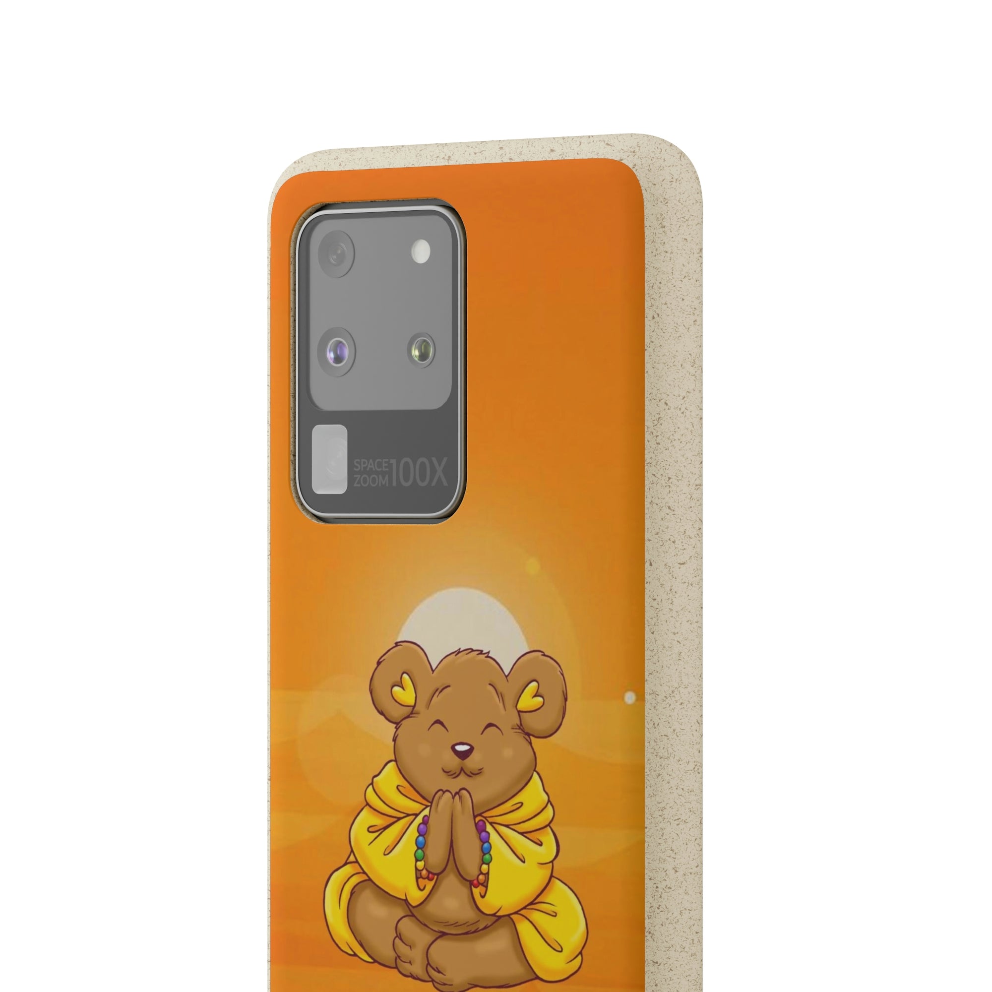 Buddha Bear Prayer: Eco-friendly Phone Case