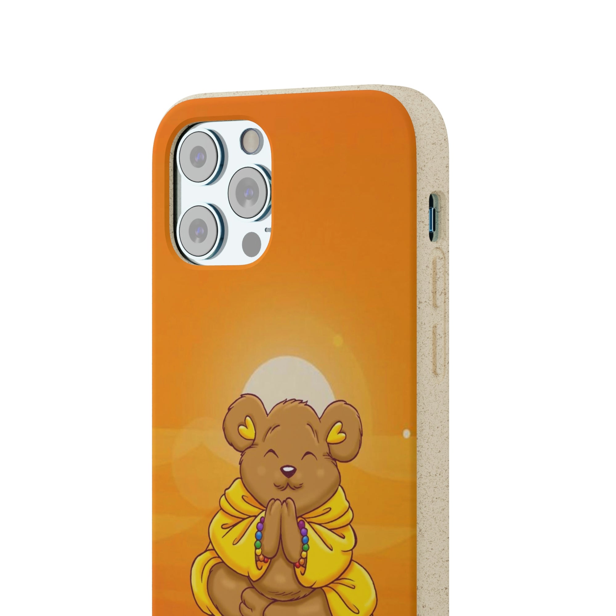 Buddha Bear Prayer: Eco-friendly Phone Case