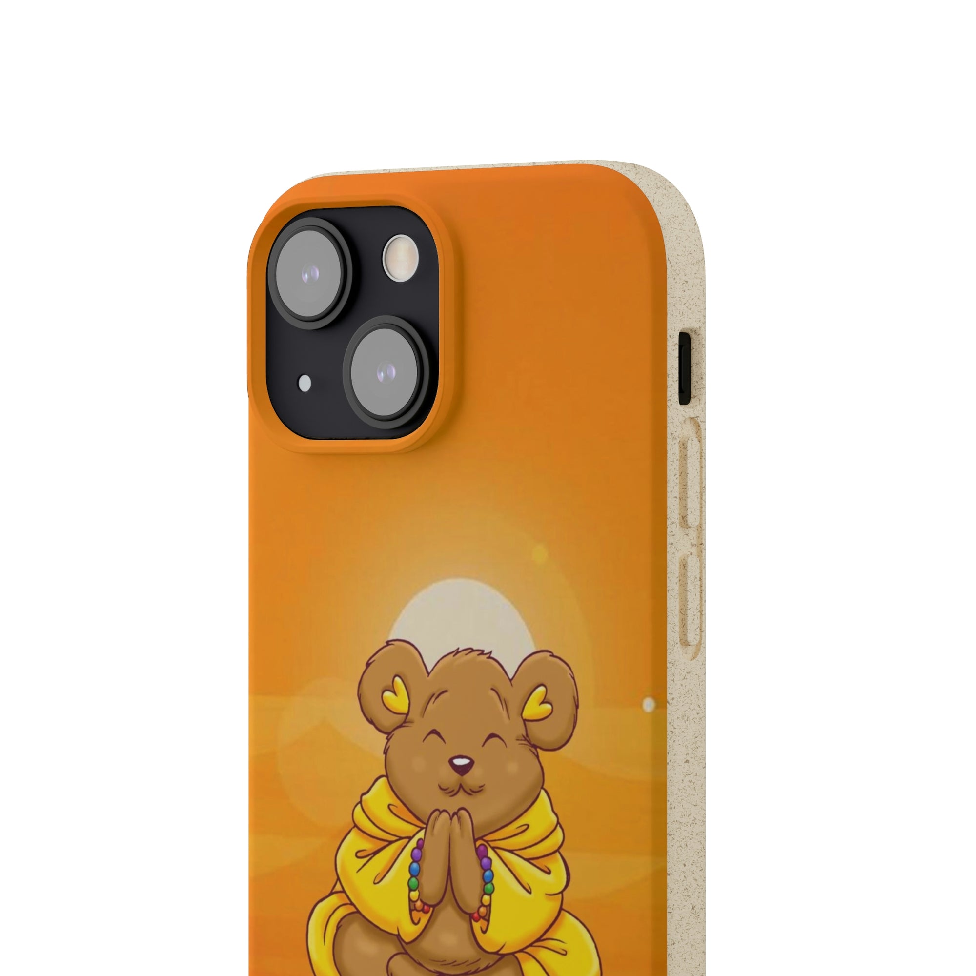 Buddha Bear Prayer: Eco-friendly Phone Case