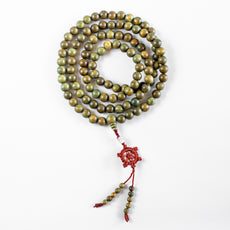 10mm Giant Green Sandalwood Mala