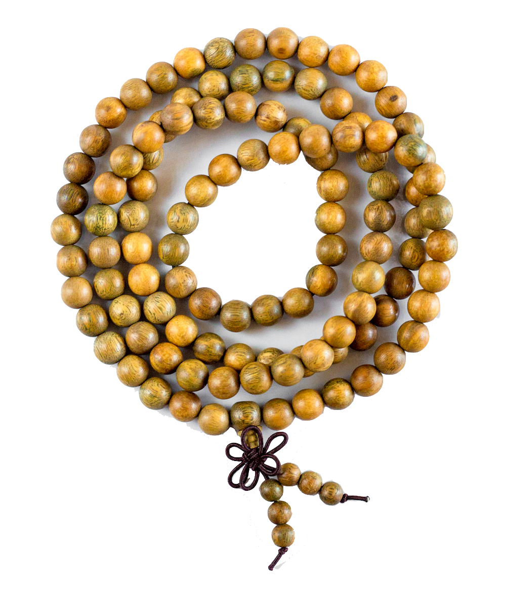 Green Sandalwood Prayer Beads