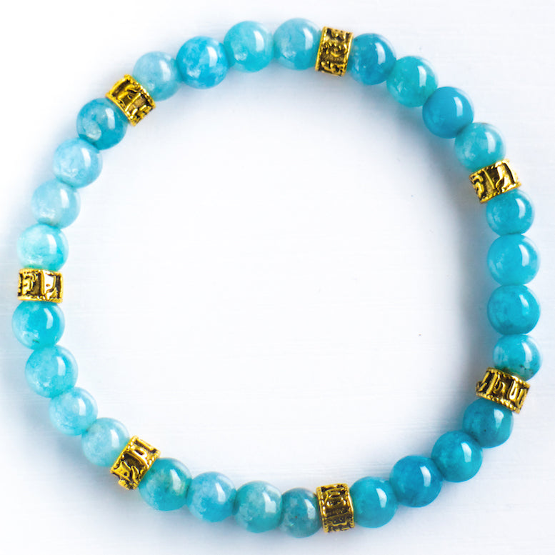 Throat Chakra - Aquamarine Bracelet