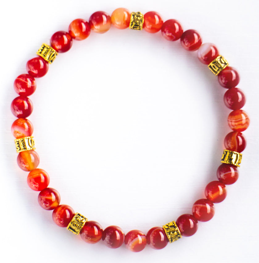 Root Chakra - Carnelian Bracelet