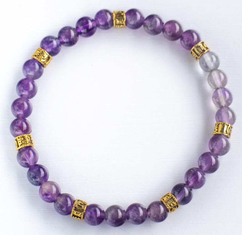 Crown Chakra - Amethyst Bracelet