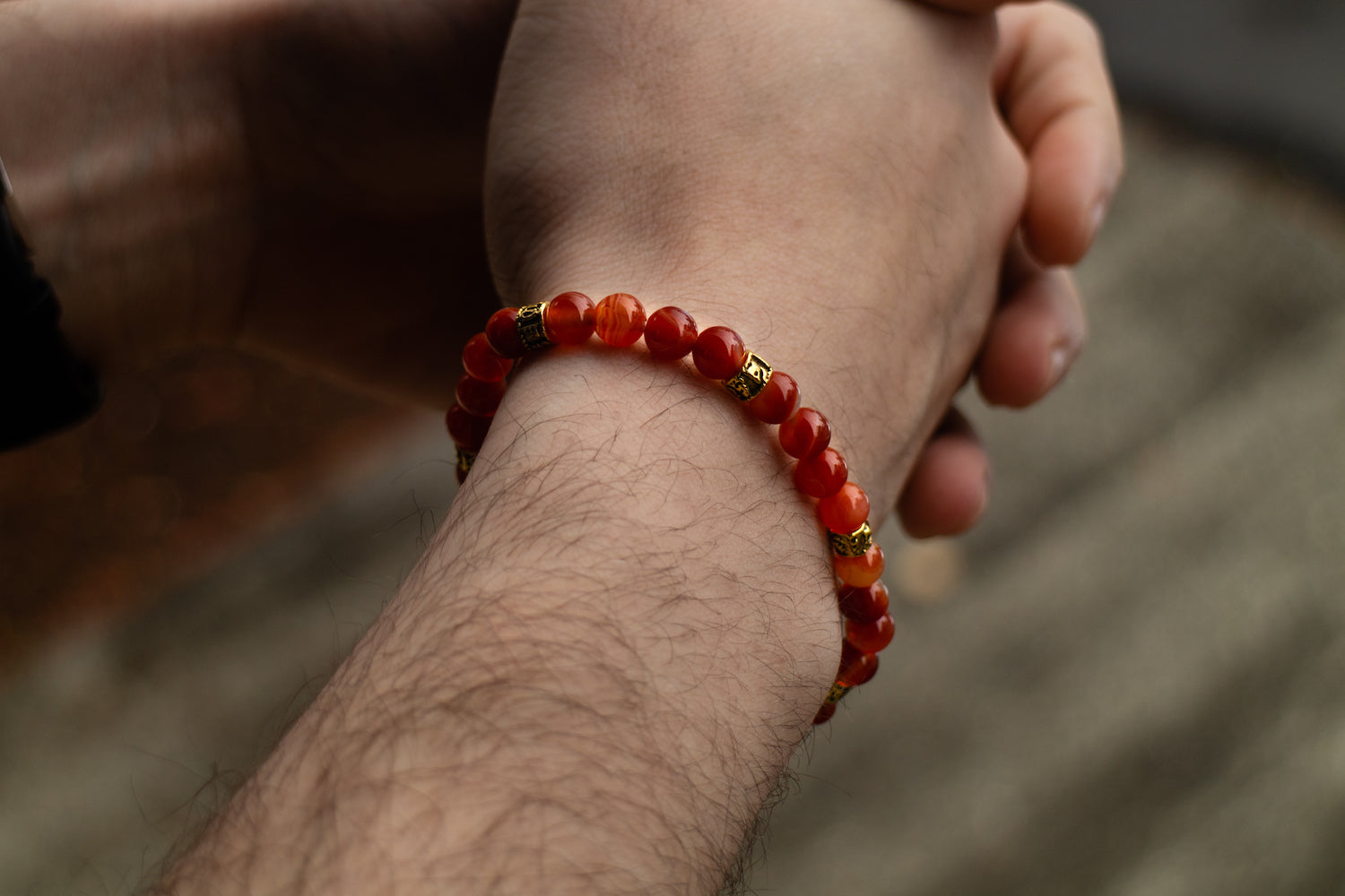 Carnelian Beads Bracelet