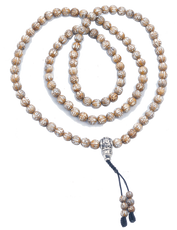 Monk Blessed 108 Bead Conch Shell Mala