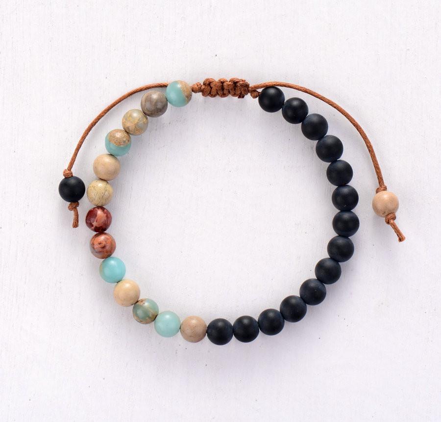 Life Balance Beaded Bracelet