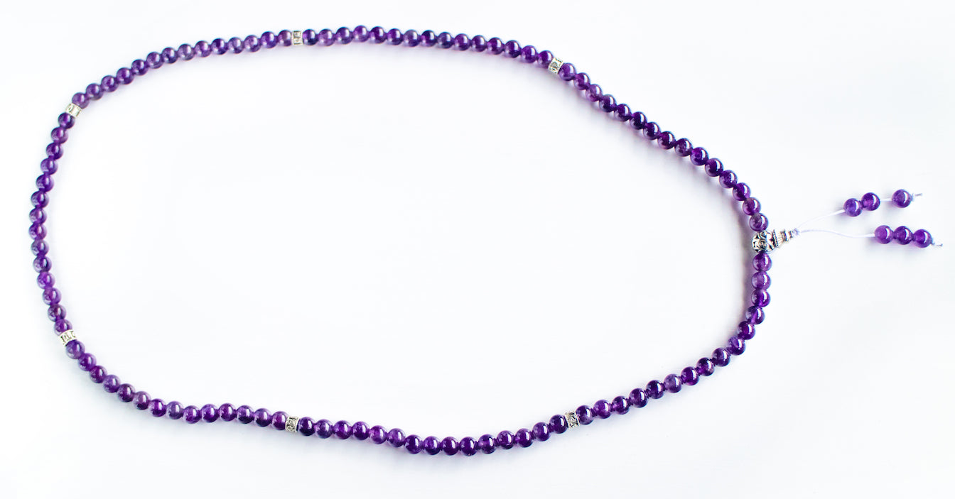 Amethyst Mala Prayer Beads