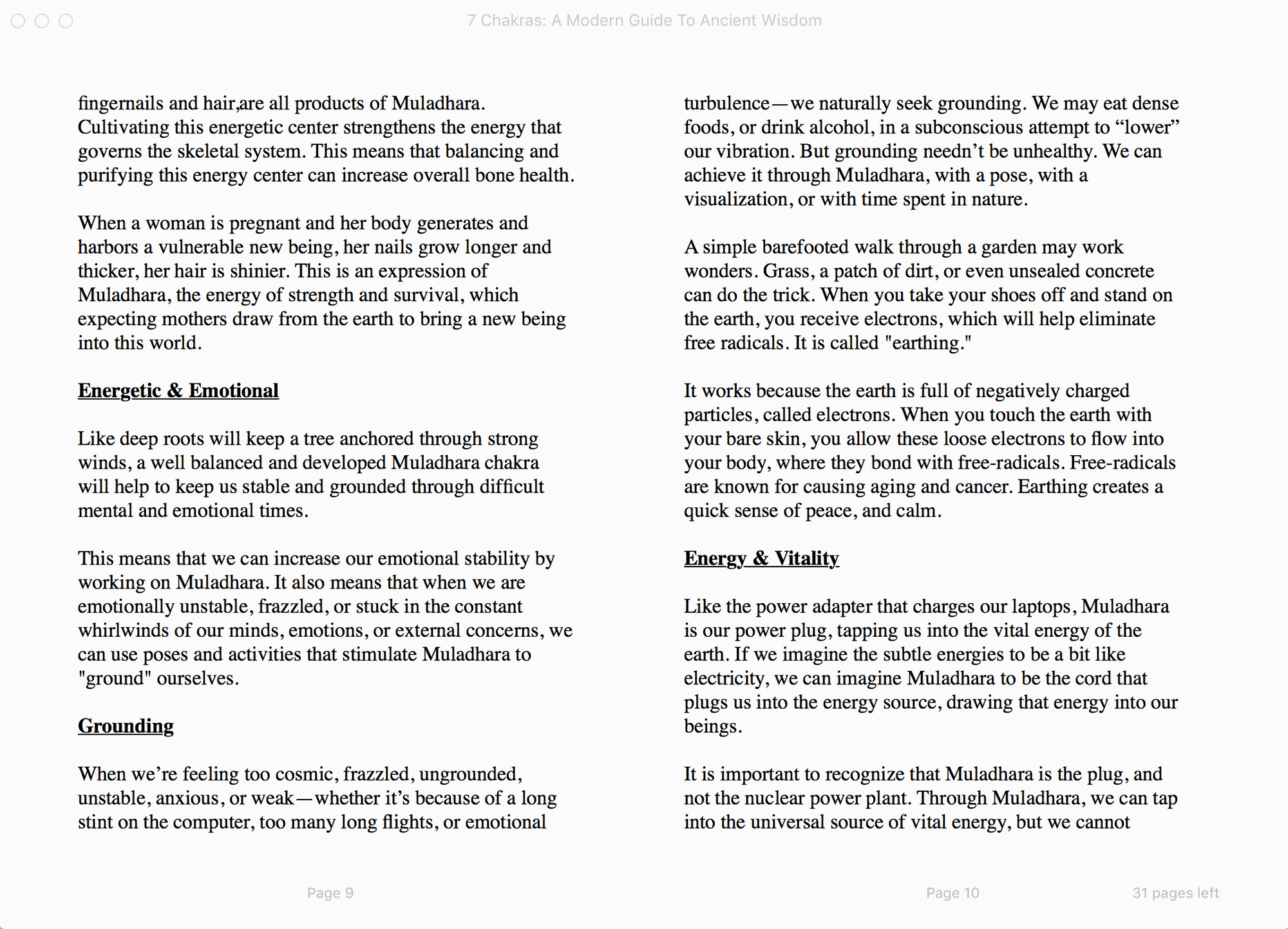 Pages from 7 Chakras: A Modern Guide To Ancient Wisdom