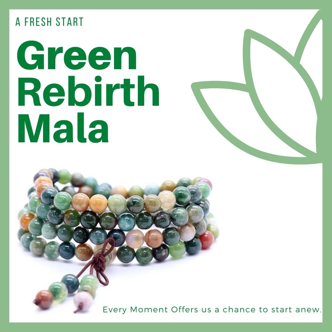 The Green Rebirth Mala *Mala only