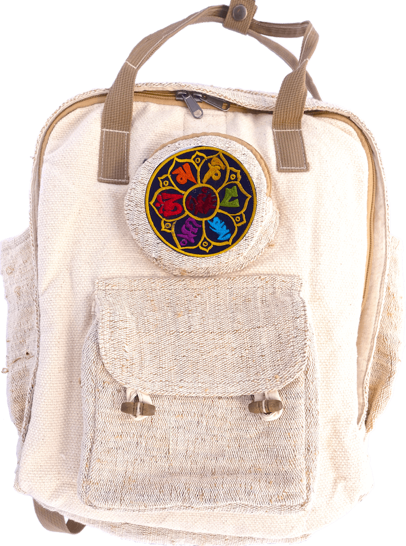 Buddha Packs: Himalayan Hemp No. 1 with Colorful Patch