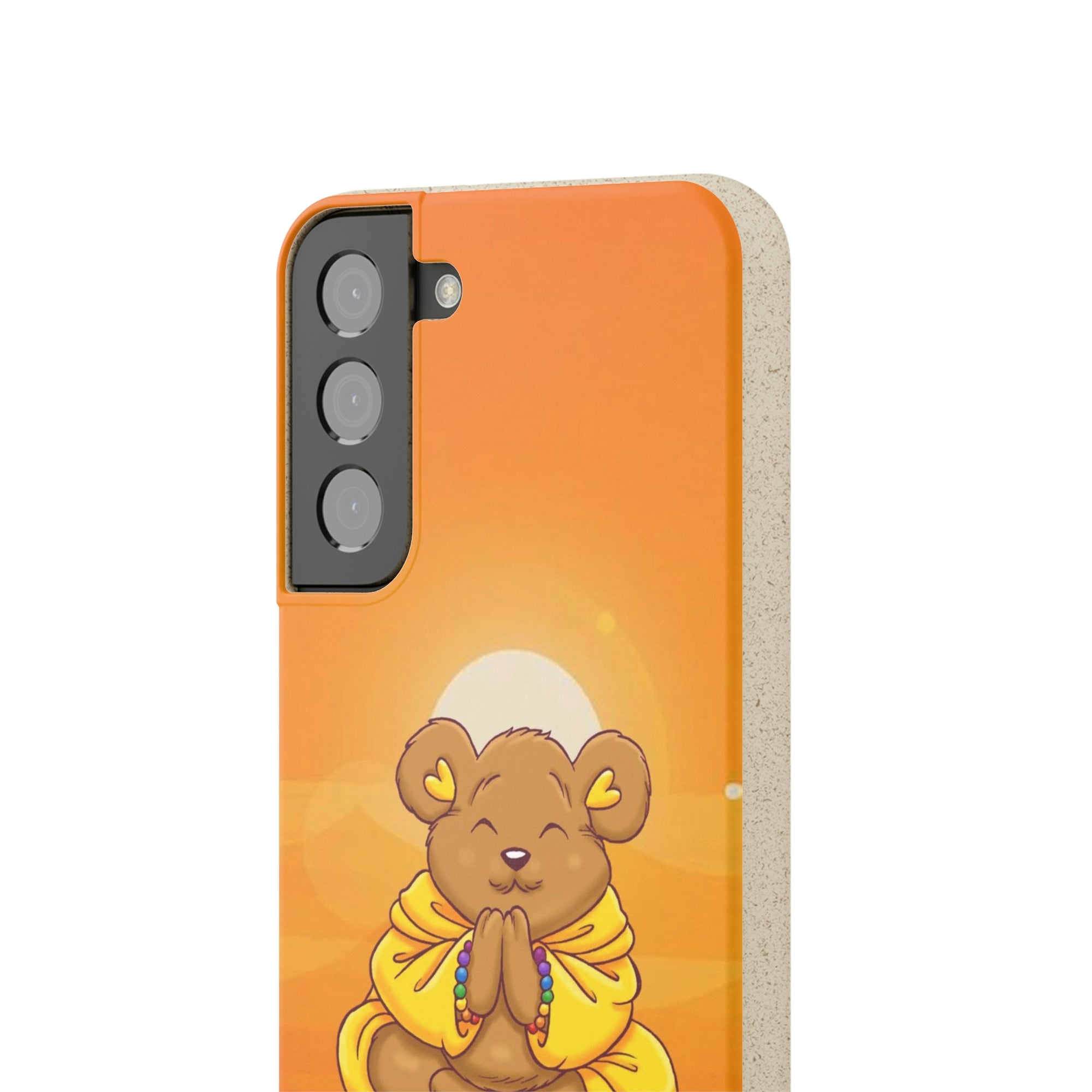 Buddha Bear Prayer: Eco-friendly Phone Case