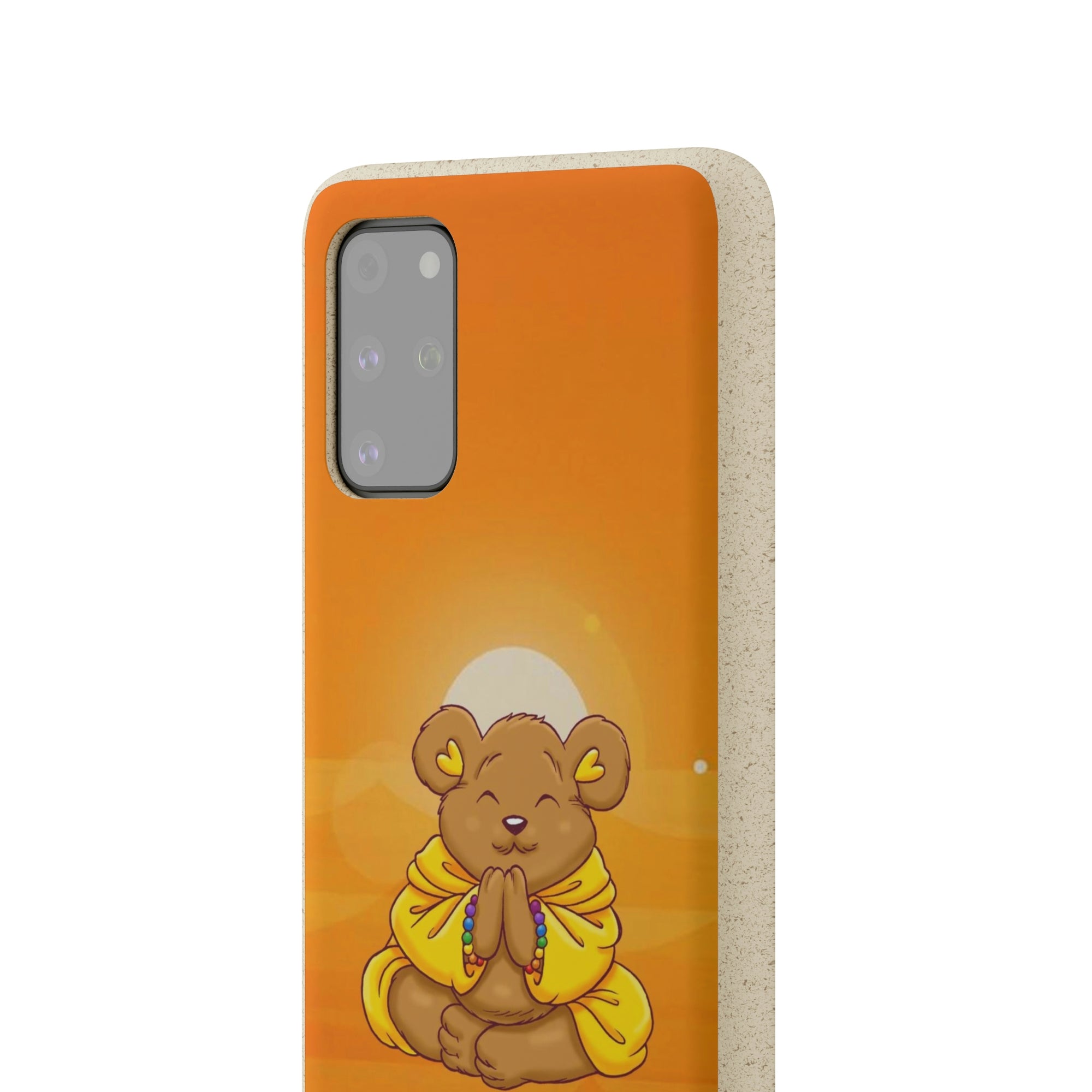 Buddha Bear Prayer: Eco-friendly Phone Case