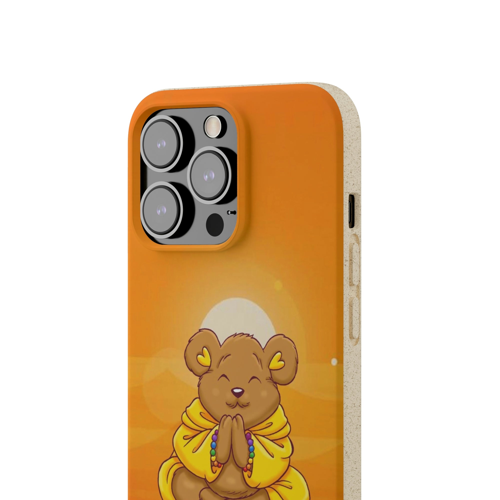 Buddha Bear Prayer: Eco-friendly Phone Case