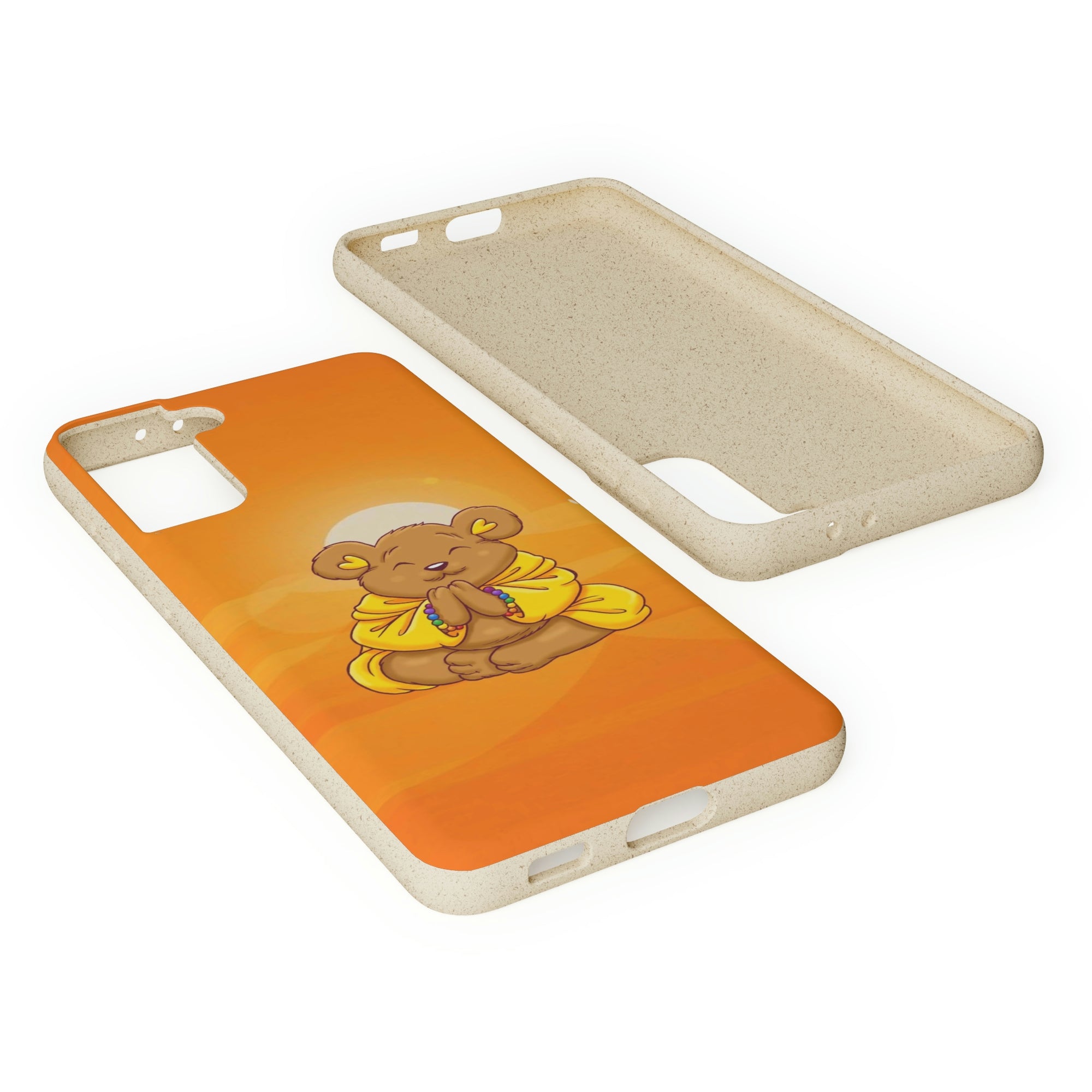 Buddha Bear Prayer: Eco-friendly Phone Case