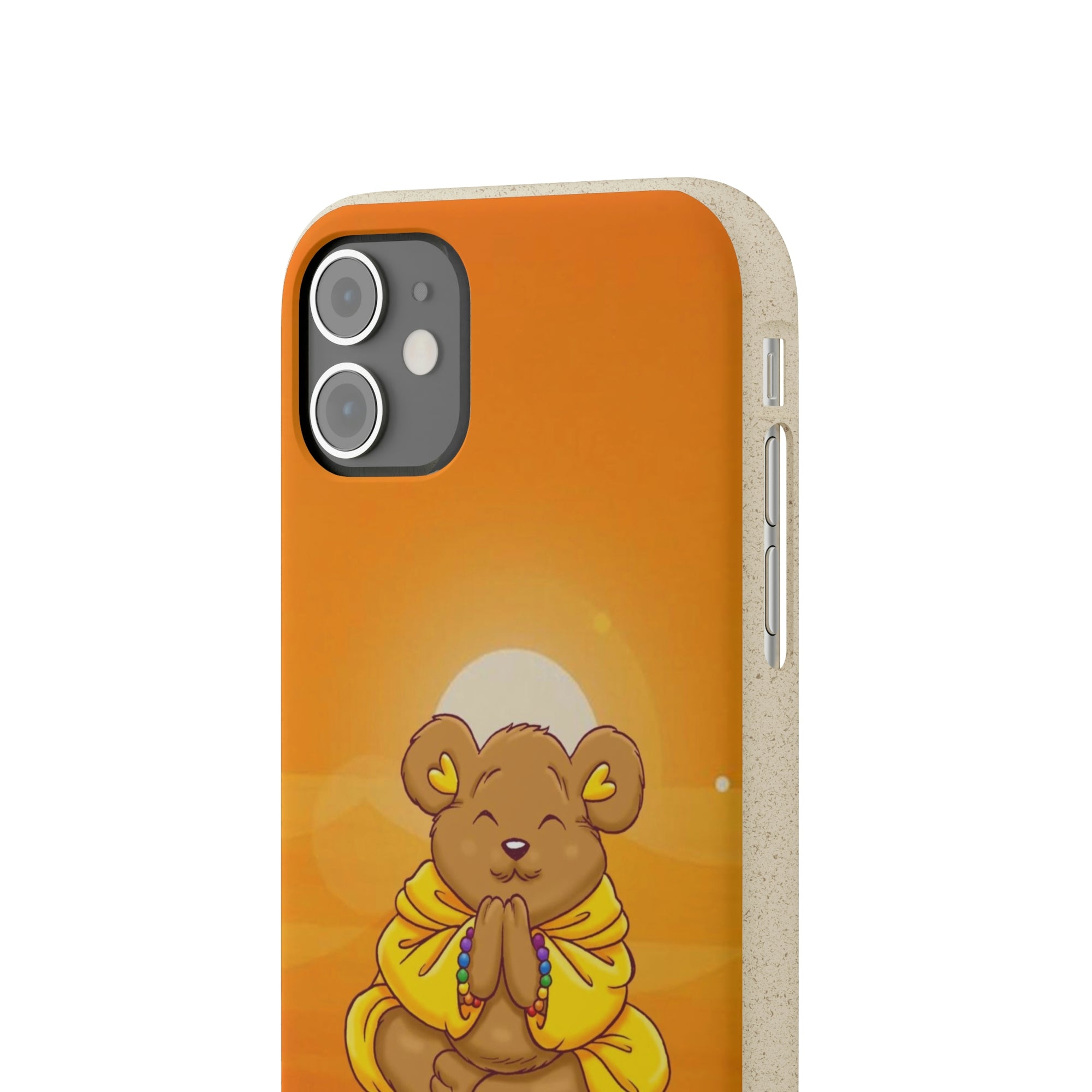 Buddha Bear Prayer: Eco-friendly Phone Case