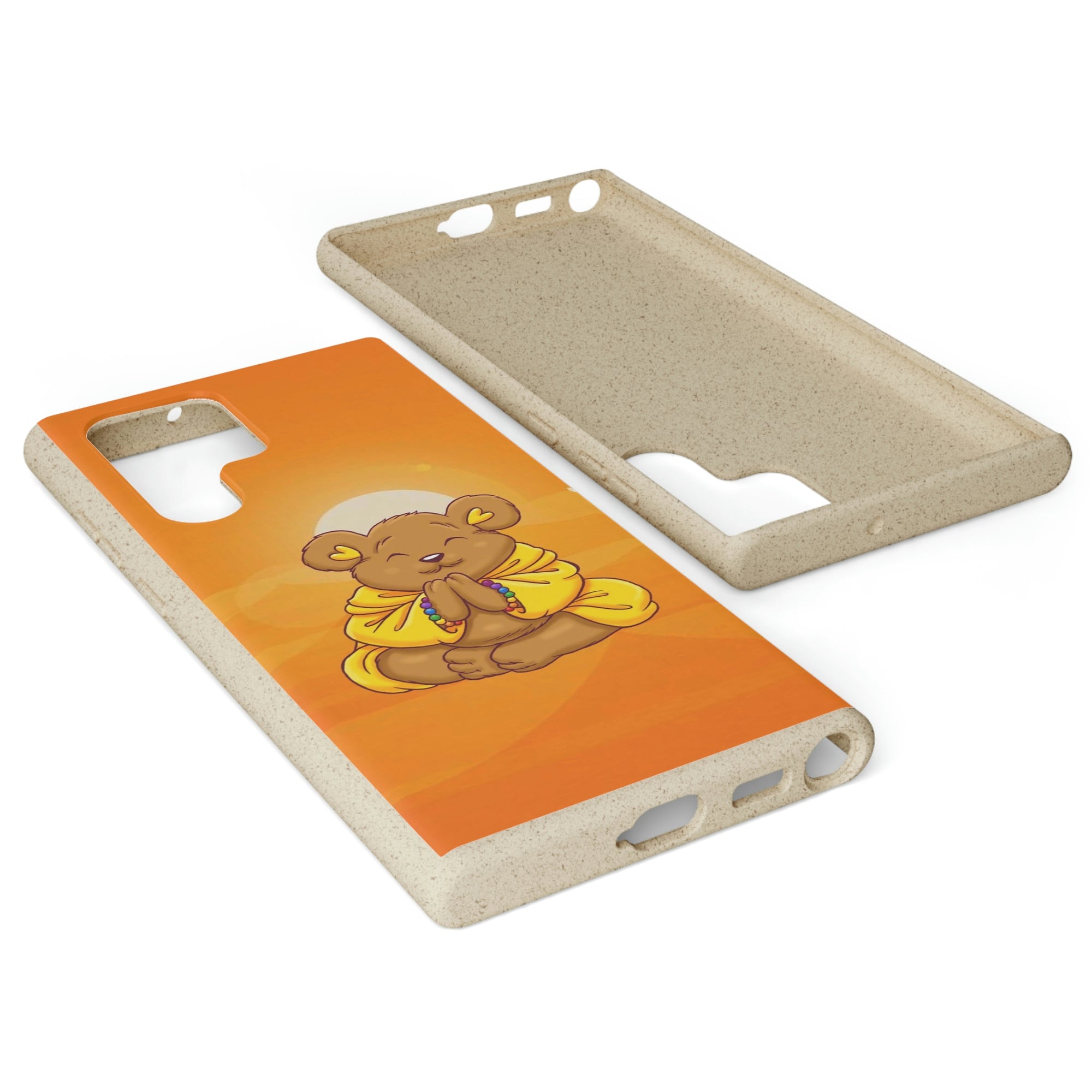 Buddha Bear Prayer: Eco-friendly Phone Case