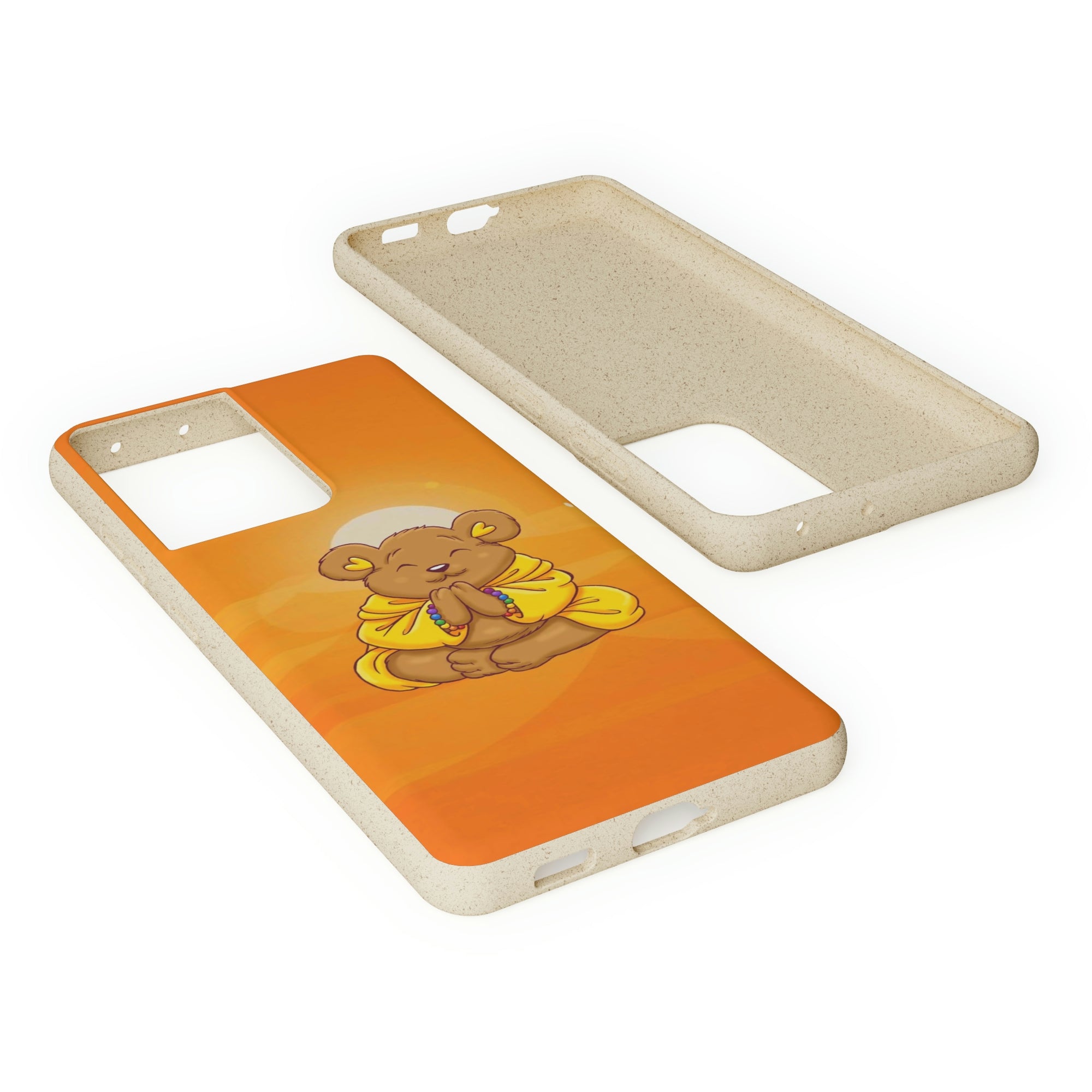Buddha Bear Prayer: Eco-friendly Phone Case