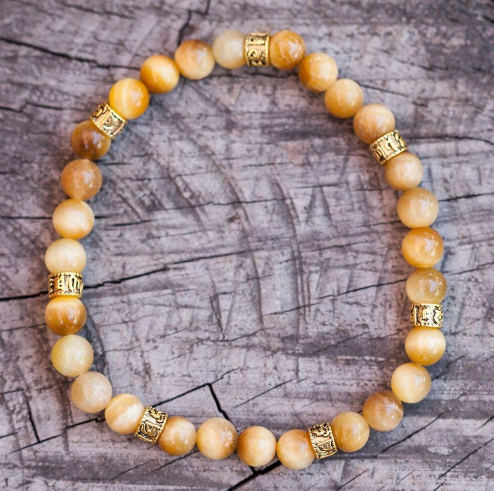 Yellow Tigers Eye Bracelet