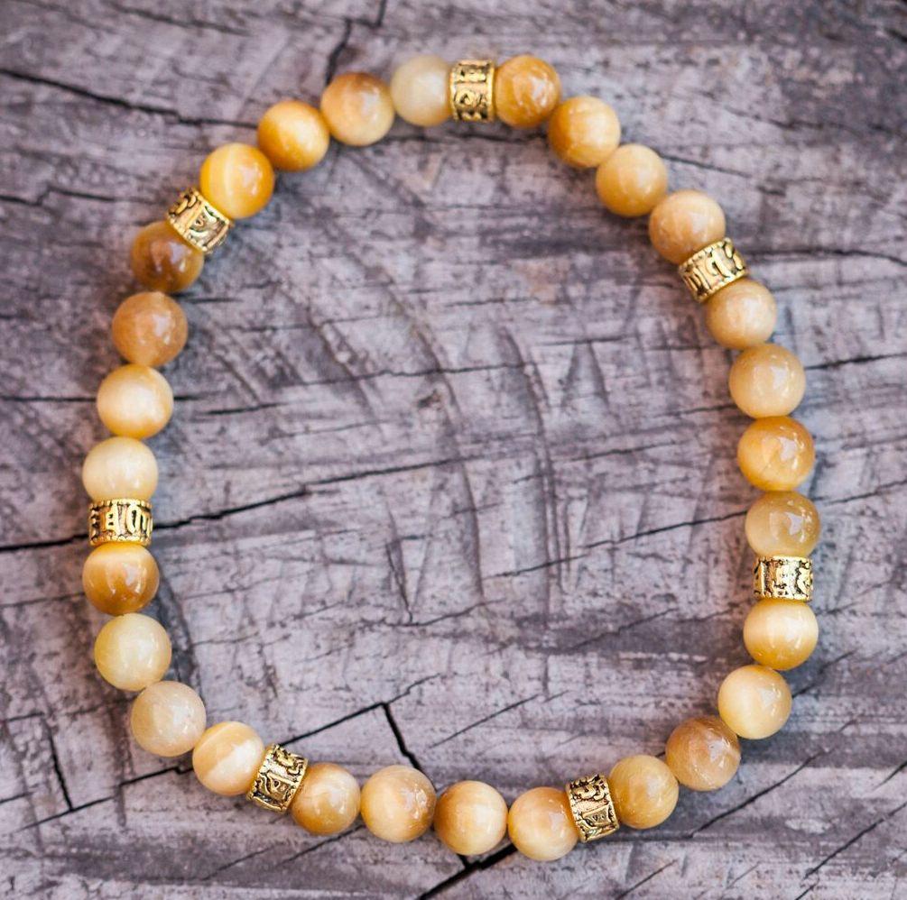 Yellow Tigers Eye Bracelet