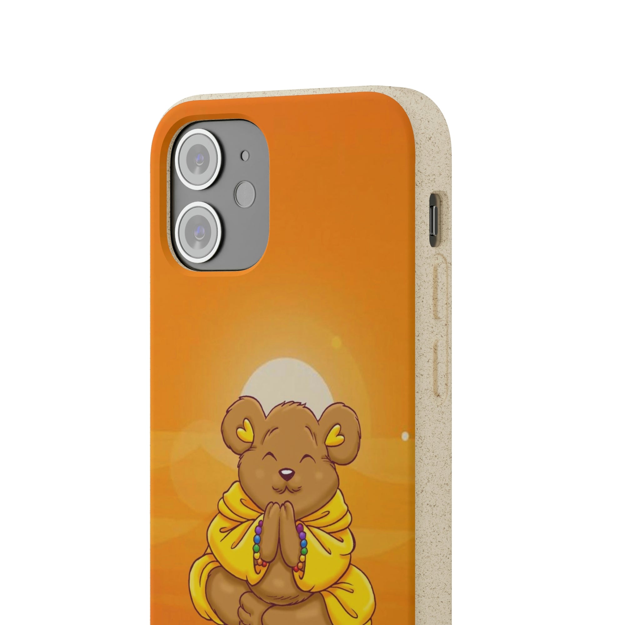 Buddha Bear Prayer: Eco-friendly Phone Case