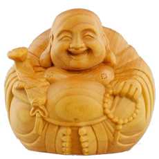 Wood Carved Buddha