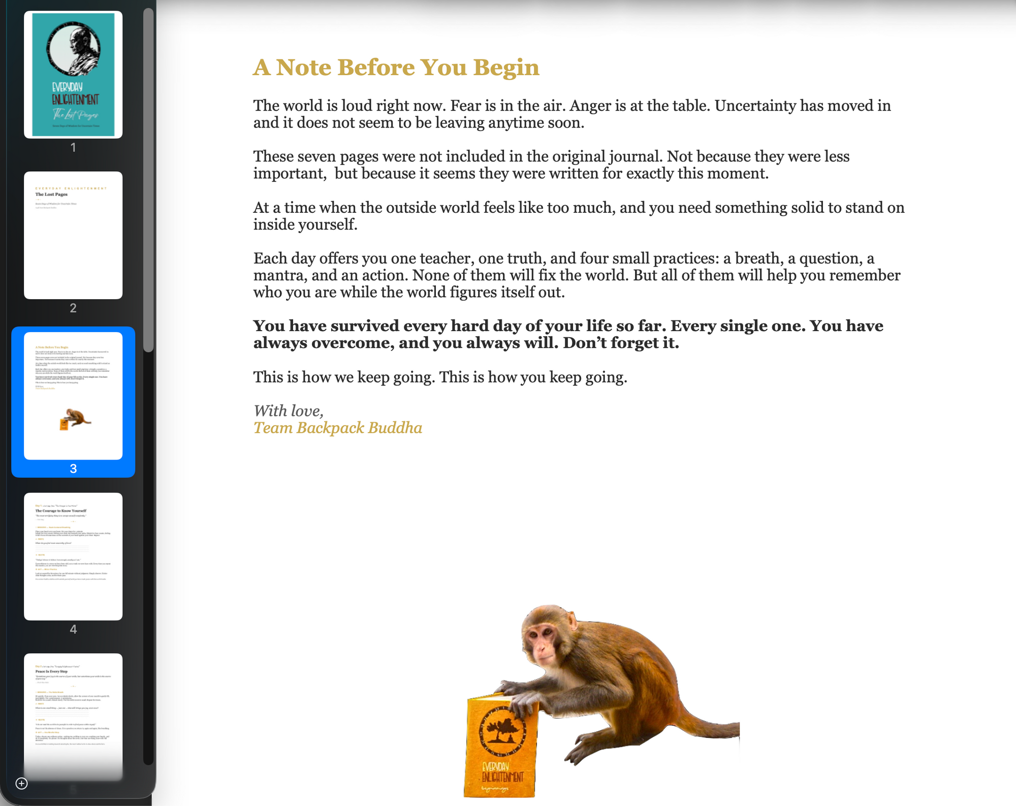 Everyday Enlightenment: The Lost Pages (eBook)