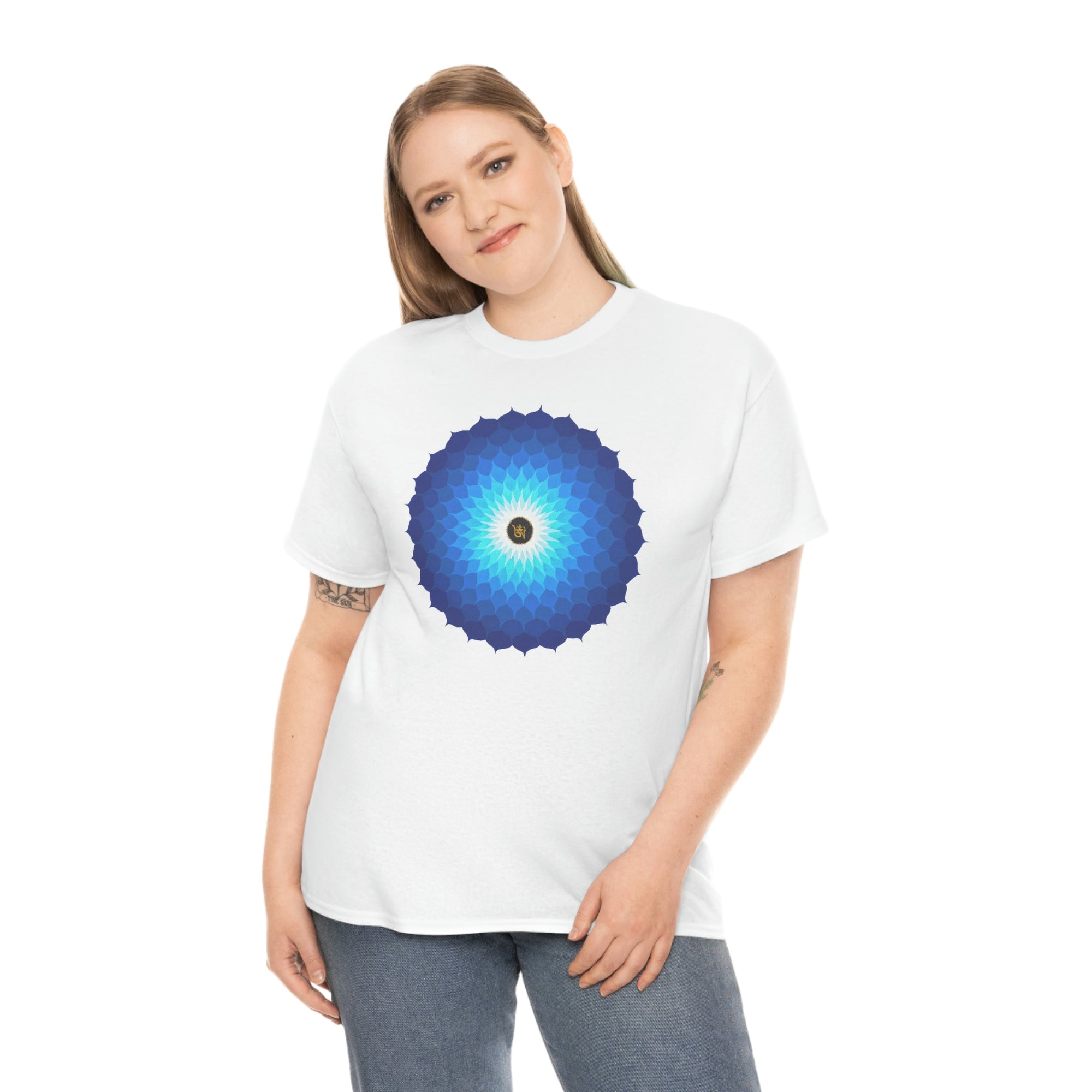 Blue Mandala Bliss - Unisex T-shirt