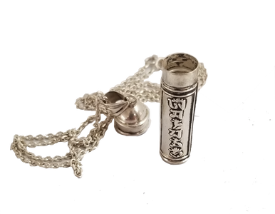 Monk Blessed Tibetan Protection Amulet (Top View)