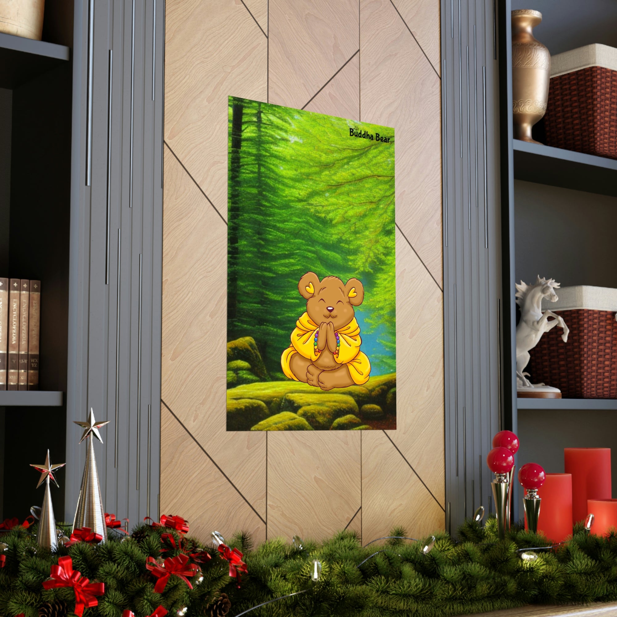 Buddha Bear's Forest Of Meditation Poster