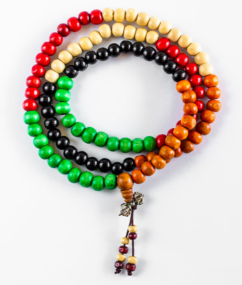YIZIZAI Men Women Wood Beads Bracelets Rappers Jewelry Gifts Sandalwood  Chinese Buddhist Buddha Meditation Prayer Bead bracelet